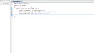 JAVA Programming Tutorial Shop Item Calculator