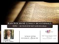 WAN BAN MANE (DAILY DEVOTIONALS) || BA NGAN IOH IMAT (LOUKAS 18:41) || T.BN. J.S.DKHAR ||