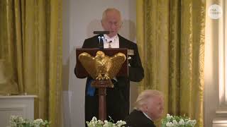 Full Trump and King Charles toasts at White House state dinner honor shared UK-US history