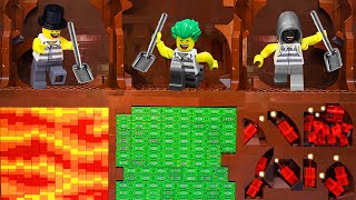 DON'T CHOOSE THE WRONG HOLE!!! - Lego Police Prison Break