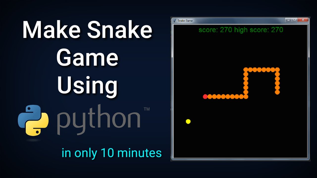 Create A Snake Game Using Python рџ ґрџ ґ Coding Python Mocotech Youtube