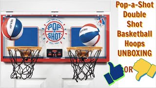 Pop-a-Shot Double Shot Basketball Hoops | Unboxing/Review |