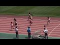 2017東部強化記録会0603　女子100m　7組～9組