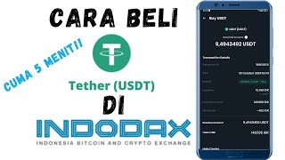 CARA BELI USDT DI INDODAX TERBARU