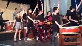 Taiko Drums at University of Toronto Schools March Break 2015 - Alexandra Kuniewski