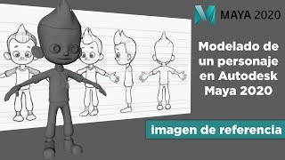 1- Modelado de un personaje en MAYA 2020 / imagen de referencia