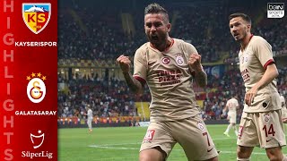 Kayserispor 2 - 3 Galatasaray - HIGHLIGHTS AND GOALS