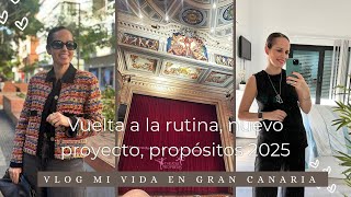 Vuelta a la rutina, musical, nuevo proyecto y propósitos 2025