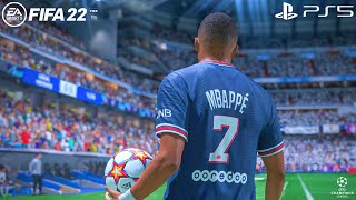 FIFA 22 - PSG vs. Real Madrid - UEFA Champions League 21/22 Round Of 16 Full Match Gameplay | 4K