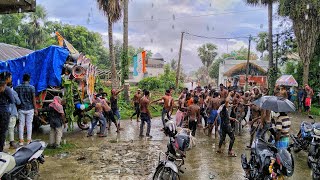 মোজাম সাউন্ড🔥জল ভিজে ভিজে রোড শো করছে.😲পার্টি ছেলেদের নিয়ে মাহাচান্দাতে || mojam sound road show...