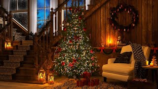 3 Hours of Christmas Music | Instrumental Christmas Music with Rain Sounds | Cozy Christmas Ambience