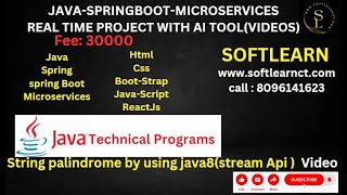 Technical Interview Question Given String is Palindrome or not by using java8 (stream Api)
