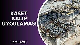 Gebze Endüstriyel Yapı Kaset Kalıp Döşeme Uygulaması l Waffle Mould Slab Application