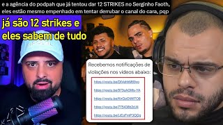 AGÊNCIA DE PODPAH DOBRA APOSTA E DISTRIBUI STRIKES EM TODO MUNDO Q RECLAMAR DE STRIKE