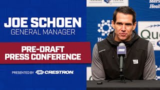 GM Joe Schoen Pre-Draft Press Conference | New York Giants