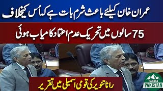 Rana Tanveer Hussain Important Speech in National Assembly Session