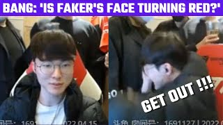 Wolf, Bang, Untara & Sky suddenly enter Faker's stream when he dies in game =)) | T1 Stream Moments