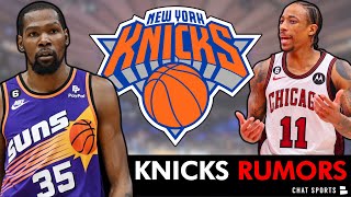 NY Knicks Rumors on Kevin Durant, Mikal Bridges & DeMar DeRozan