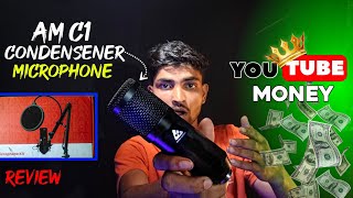 🎙️ AM-C1 CONDENSER MICROPHONE | ₹2446 | REVIEW | YT RAHUL