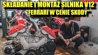 Ferrari w cenie SKODY. FINAŁ W M4K. Składanie silnika montaż i odpalenie!