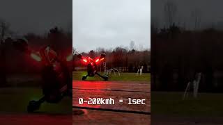 Drone speed 200 km / h | Дрон разогнали до 200 км/ч #shorts