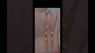 #Latest gold matilu with light weight designs// ear chain matilu // jewellery