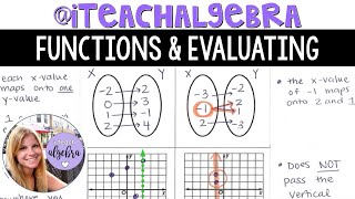 Algebra 1 - Functions - Is it a Function? & Evaluating Functions