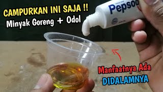 Buruan CAMPURKAN MINYAK GORENG DAN ODOL, Ada Manfaat LUAR BIASA !!