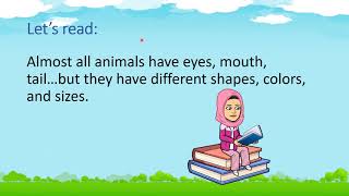 Manahej School - Grade 2- Science - Physical Similarities and Difference Between Animals