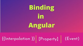 Part 4: Angular Tutorial - Binding in Angular 10 | Angular Interview Questions and answers #angular