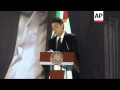 President Nieto presents one of world's richest prizes