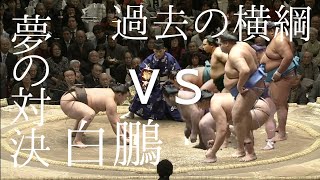 夢の対決　白鵬 vs 過去の横綱　千代の富士　貴乃花　武蔵丸