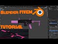 (Blender Tutorial) How to Create Glowing Guns for FiveM GTA5