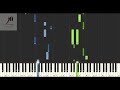 小阿七 酒家『待她笑顏如花，筆墨山河入畫』 鋼琴教學 synthesia 琴譜