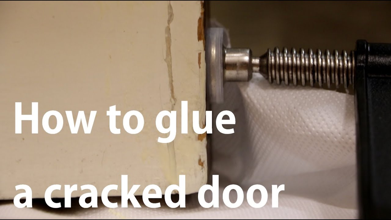 How To Fix A Cracked Wood Door Youtube