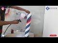 como hacer un polo de barberÍa paso a paso how to make a barber pole diy barber pole