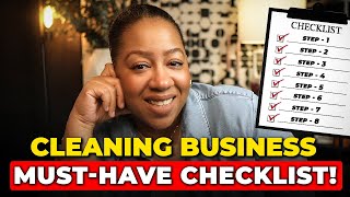 Your Ultimate Cleaning Business Checklist: Don’t Start Without This!