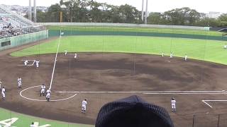 横浜隼人高校野球部 シートノック（2018年度 秋季神奈川県高校野球大会_170916）