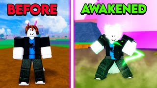 Going From Noob to Mink v4 Awakened in One Video! [Blox Fruits]