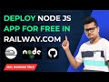 Deploy Node.js App to Railway — Complete Guide (Free, Step-by-Step)