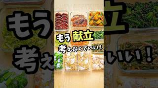 【作り置きレシピ】1週間4人分3333円ダイジェスト #shorts #料理