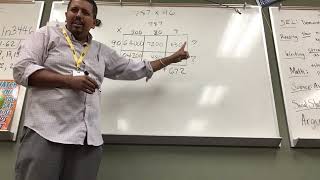 Multiplication using area model (aka: Box method)