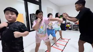 HAPPY TRAINING FOR CHILD, SELF DEFENSE FOR KIDS, CHILDS TRAINING AT HOME