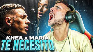 REACCIONANDO a @KHEA, @Maria Becerra Music - Te Necesito (Live Acoustic)🔥