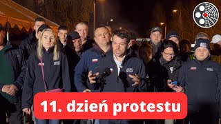 Michał Kołodziejczak: To czas podsumowań. 11. dzień protestu w Hrubieszowie