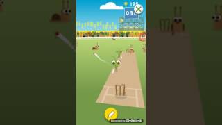 Google doodle ICC Champions Trophy 2017 Game... Scored 95 runs. Highest score : 195 runs.