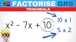 Gr 9 Factorisation: Trinomials Introduction