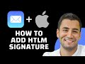 How to Add Html Email Signature in Apple Mail (Tutorial)