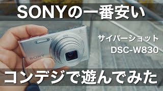 【ソニーの1番安いコンデジ 】DSC-W830で試し撮り | 軽くてコンパクト