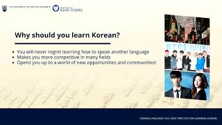 UBC Asian Studies Korean Language Webinar, July 30 2020